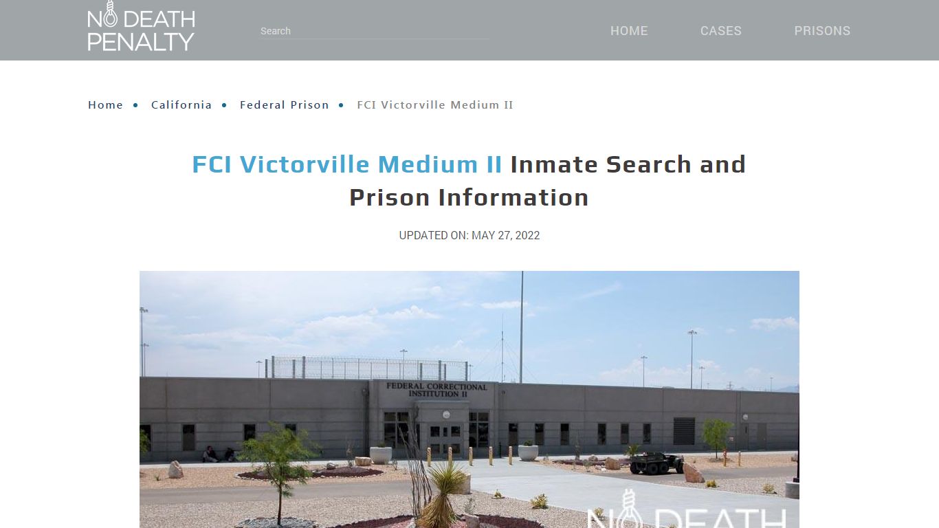 FCI Victorville Medium II Inmate Search, Visitation, Phone ...